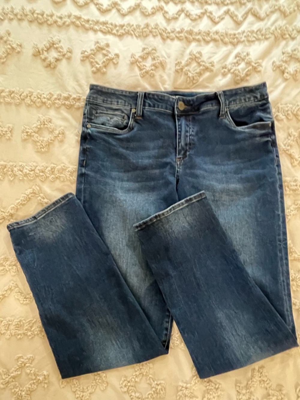 Kut from the Kloth Women’s Dark Blue Straight Jeans